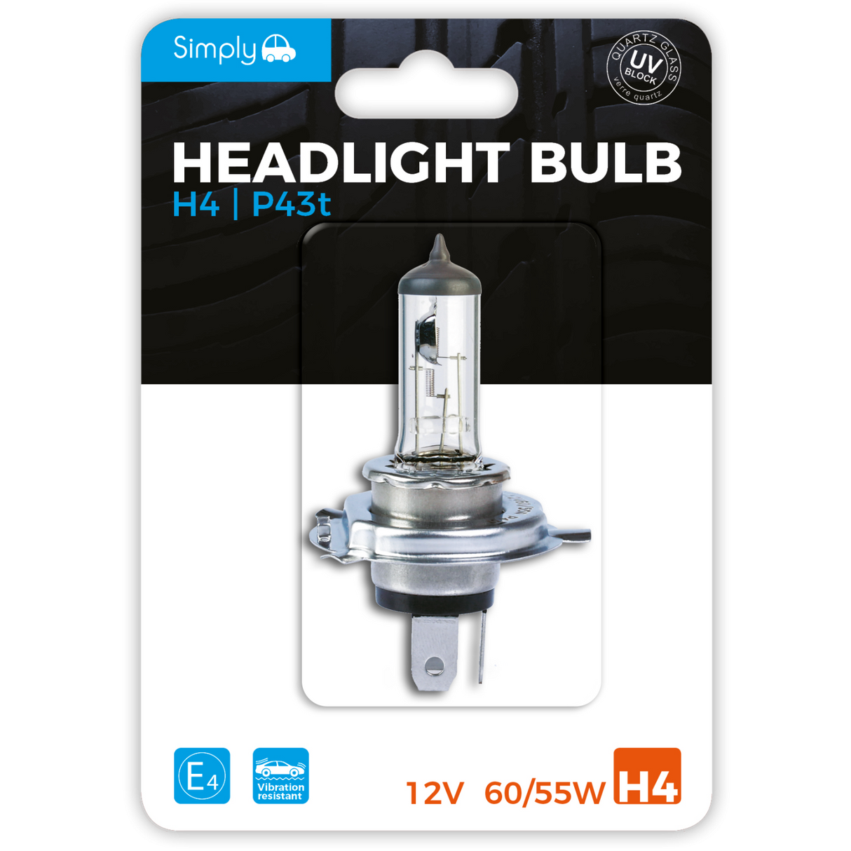 SIMPLY H4 - 472 BULB 12V 55W CAR BULB