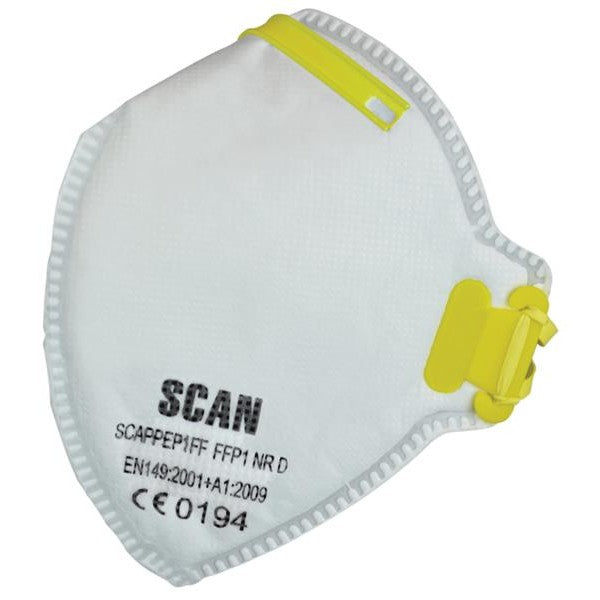 Scan Fold Flat Disposable Mask FFP1 (Pack of 3)
