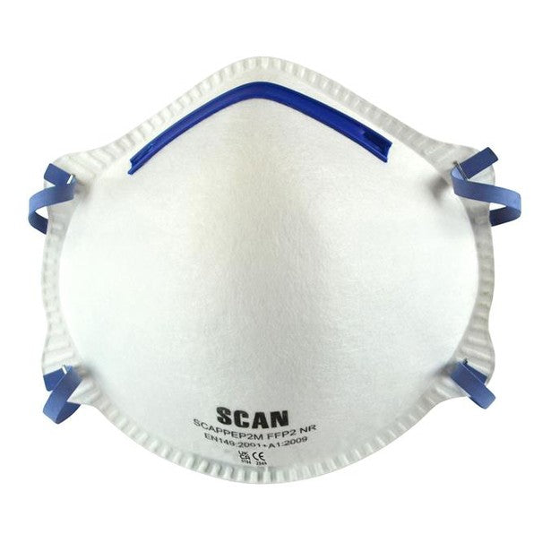 Scan Moulded Disposable Mask FFP2 Protection (Pack 20)
