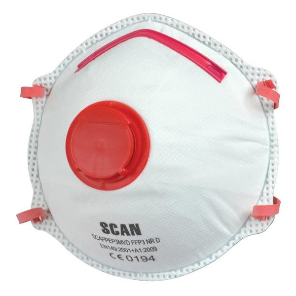 Scan Moulded Disposable Valved Masks FFP3 (Pack 2)