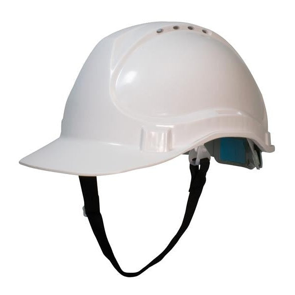 Scan Deluxe Safety Helmet - White