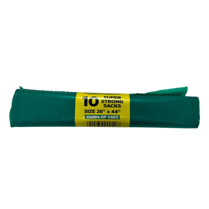 SHAMROCK GREEN BIN BAG X10 26 X 44