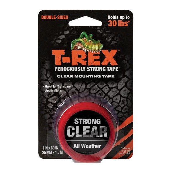 Shurtape T-REX® Clear Mounting Tape 25mm x 1.5m