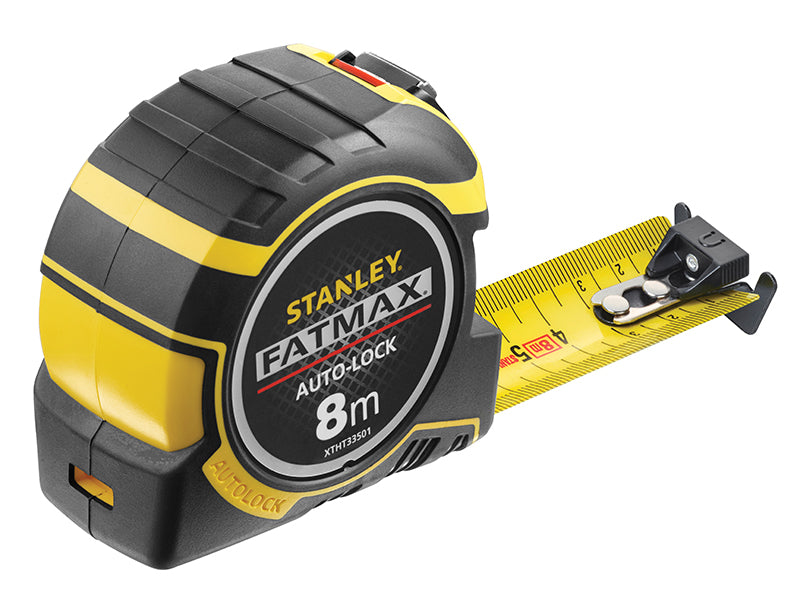 STANLEY® FatMax® Autolock Pocket Tape 8m (Width 32mm) (Metric only)