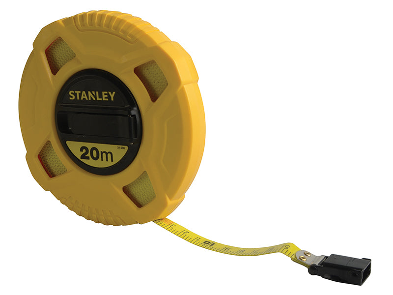 STANLEY® Closed Case Fibreglass Long Tape 20m (Width 13mm)