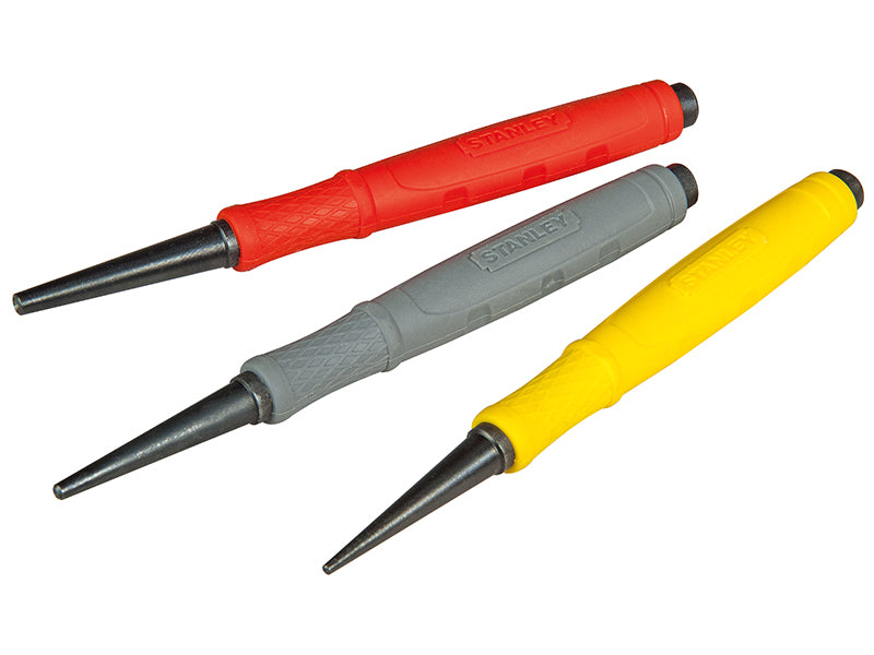 STANLEY® DynaGrip™ Nail Punch Set, 3 Piece - Watson Hire