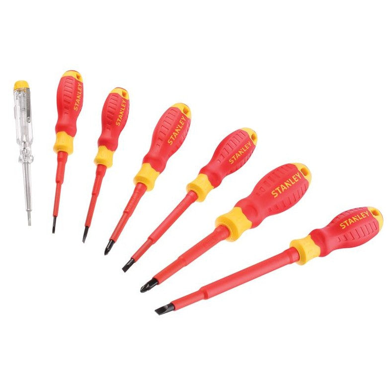 STANLEY® FatMax® VDE Insulated Screwdriver Set, 7 Piece