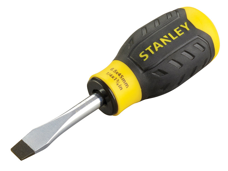 STANLEY® Cushion Grip Screwdriver Flared Tip 6.5 x 45mm