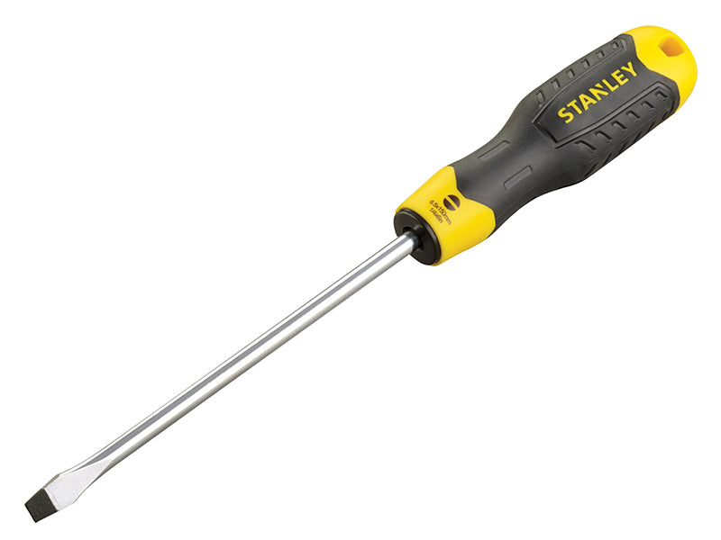 STANLEY® Cushion Grip Screwdriver Flared Tip 6.5 x 150mm