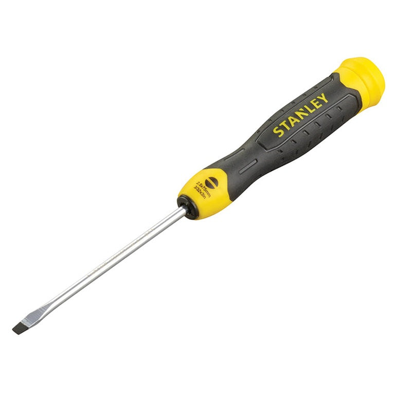 STANLEY® Cushion Grip Screwdriver Parallel Tip 2.5 x 75mm
