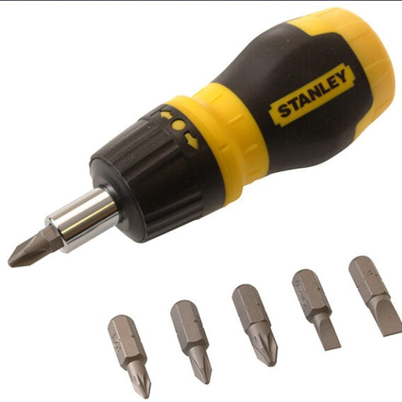 STANLEY® Multibit Ratchet Stubby & Bits - Watson Hire
