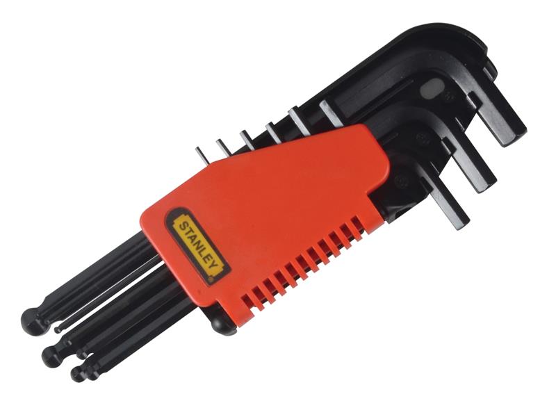 STANLEY® Metric Ball End Hexagon Key Set, 9 Piece