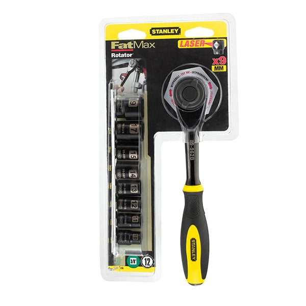 STANLEY® 3/8in Drive FatMax® Rotator Socket Set, 9 Piece