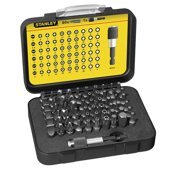 STANLEY® Bit Set & Holder, 61 Piece