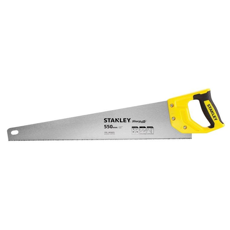 STANLEY® Sharpcut™ Handsaw 550mm (22in) 7 TPI