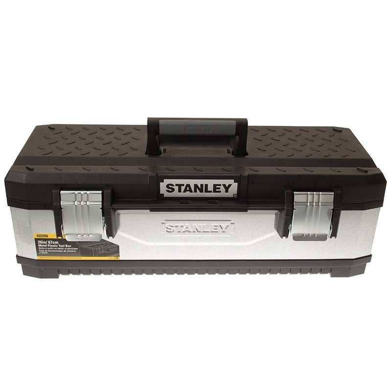 STANLEY® Galvanised Metal Toolbox 66cm (26in)