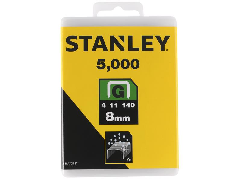 STANLEY® TRA705T5 Heavy-Duty Staples 8mm (Pack 5000)