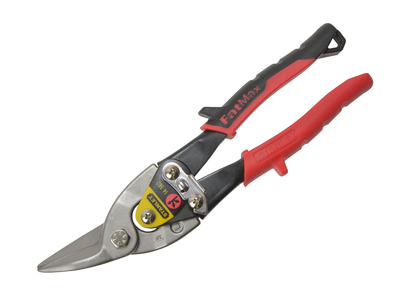 STANLEY® Red Aviation Snips Left Cut 250mm (10in)