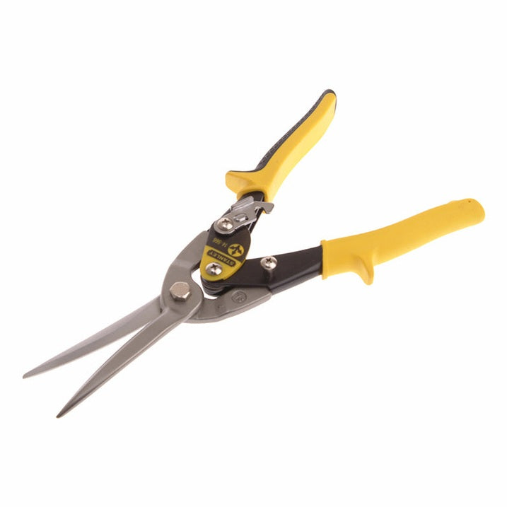 STANLEY® Yellow Long Aviation Snips Straight Cut 300mm (12in)