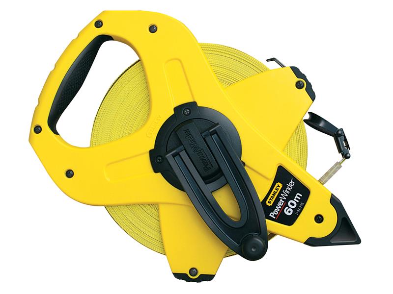 STANLEY® Powerwinder Long Tape 60m/200ft (Width 13mm)