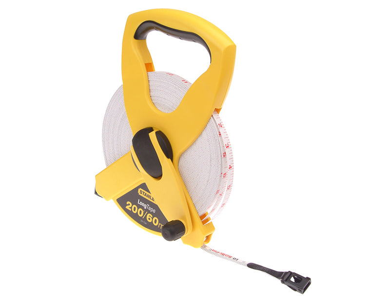 STANLEY® Open Reel Fibreglass Tape 60m/200ft (Width 13mm)