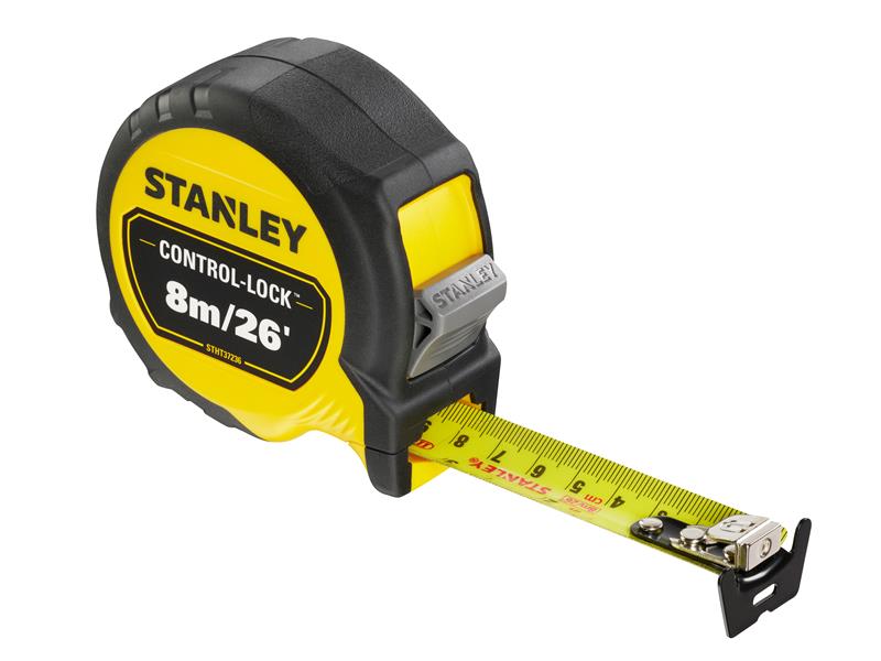 STANLEY® CONTROL-LOCK™ Pocket Tape 8m/25ft (Width 25mm) - Watson Hire