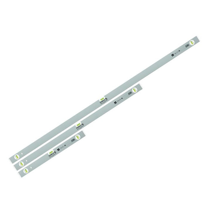 Stabila 80U2 Traditional Spirit Level Pack 60cm, 120cm, 180cm