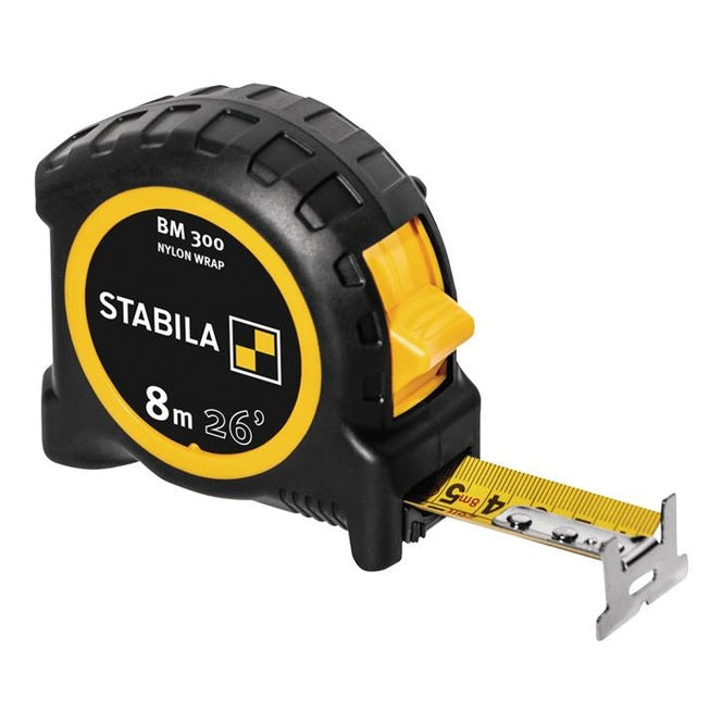 Stabila BM 300 Robust Pocket Tape 8m/26ft (Width 27mm)