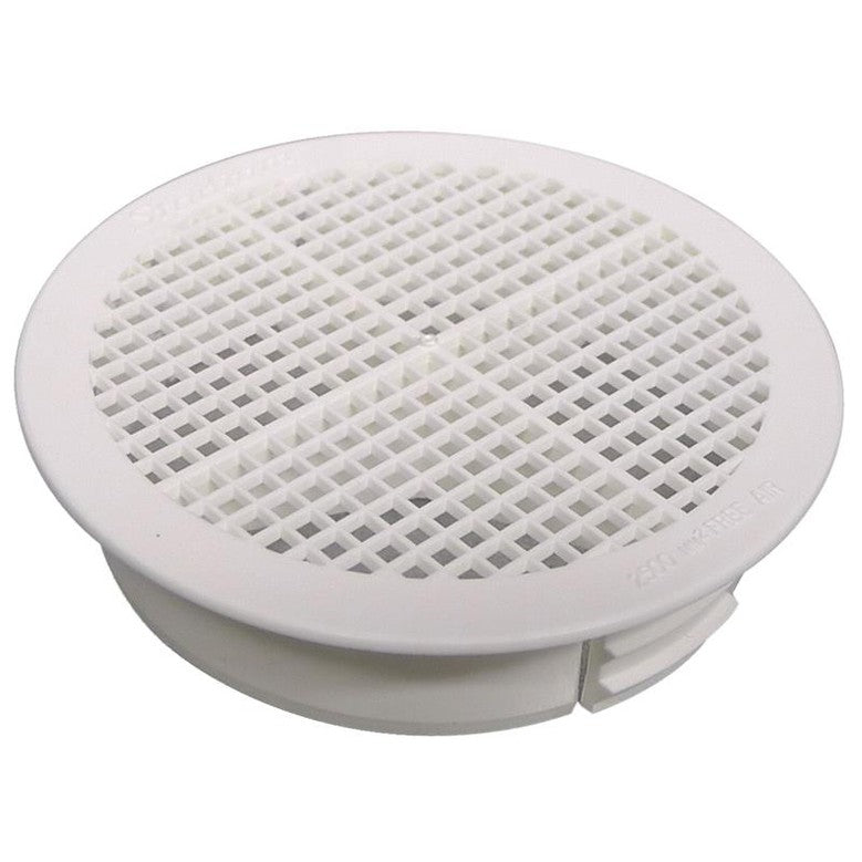 Stadium Round Soffit Vent, White