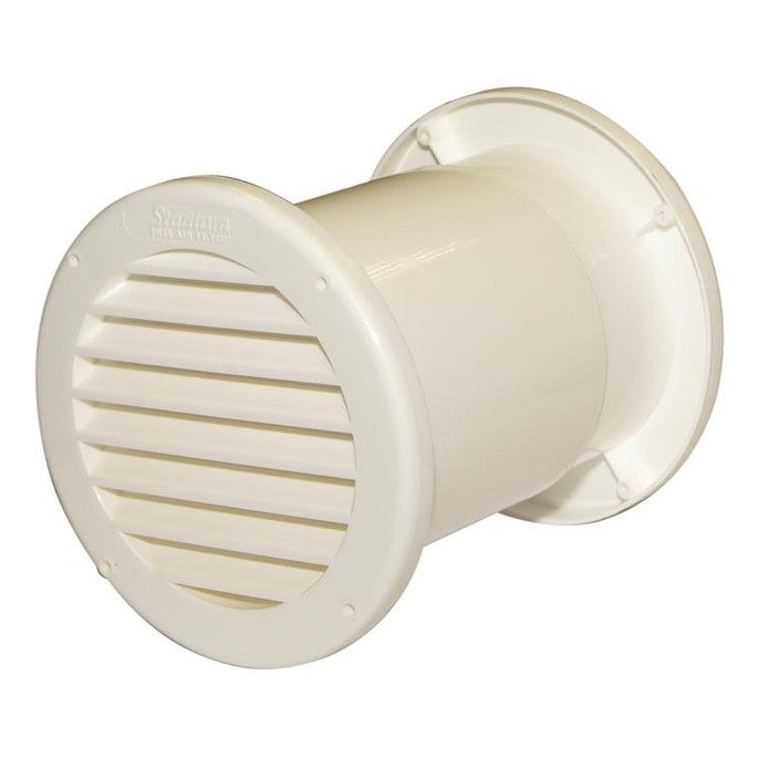 Stadium Round Vent, White 4in