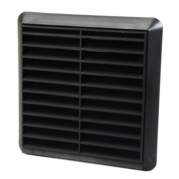 Stadium Louvred Terminal Vent, Black 100mm