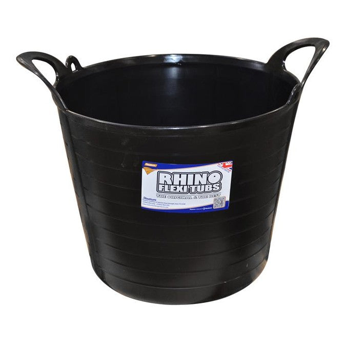 Stadium Flexi Tub, 40 litre Black - Watson Hire