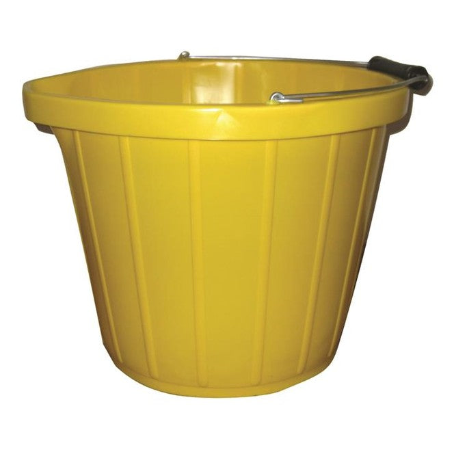 Stadium Heavy-Duty Bucket,Yellow 3 Gallon