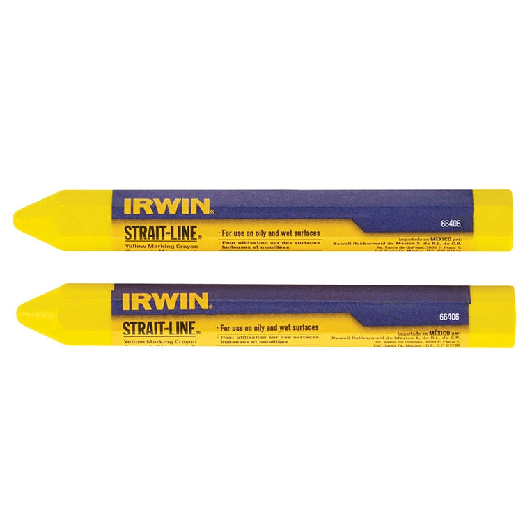 IRWIN® STRAIT-LINE® Crayon Yellow (Card 2)