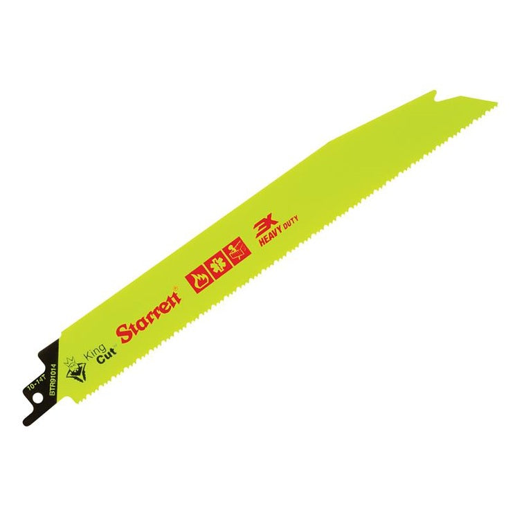 Starrett BTR91014-5 Bi-Metal King Cut™ Demolition Blade 228mm 10-14 TPI (Pack 5)