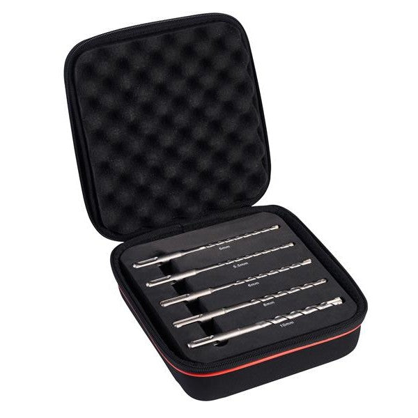 Starrett SDS Plus 4 Point Drill Bit Set, 5 Piece