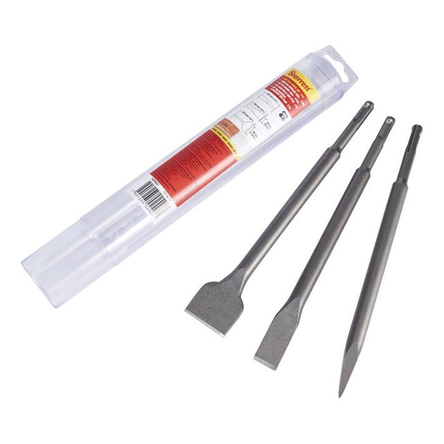 Starrett SDS Plus Chisel Set, 3 Piece