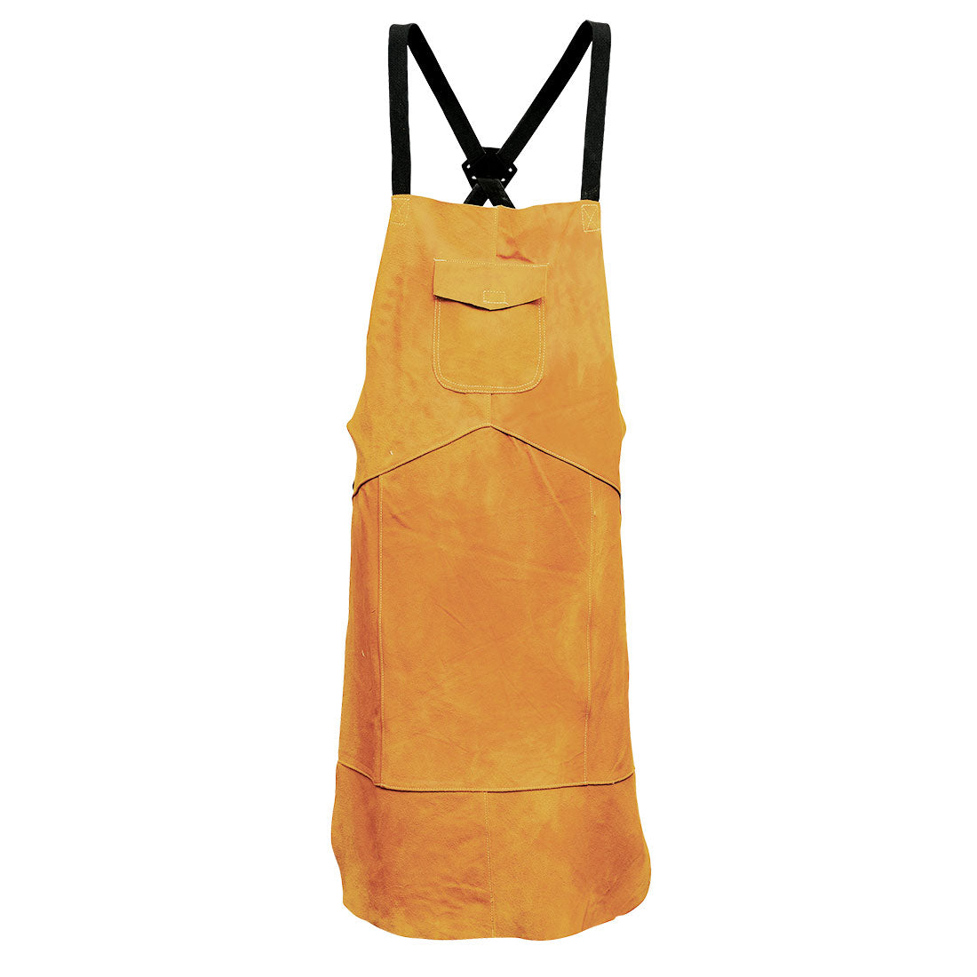 PORTWEST LEATHER WELDING APRON TAN