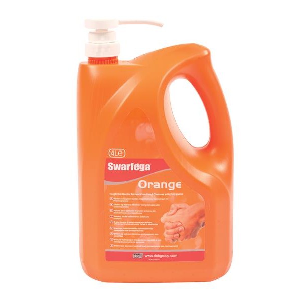 Swarfega® Orange Hand Cleaner Pump Top Bottle 4 litre - Watson Hire
