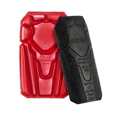 BLAKLADER KNÄSKYDD BLACK/RED ONESIZE