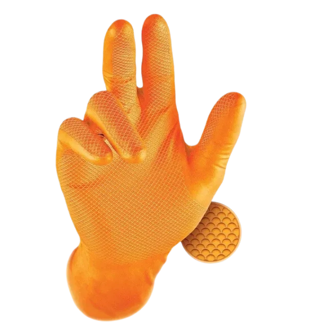 GRIPPAZ ORANGE DIAMOND GRIP GLOVES - Watson Hire