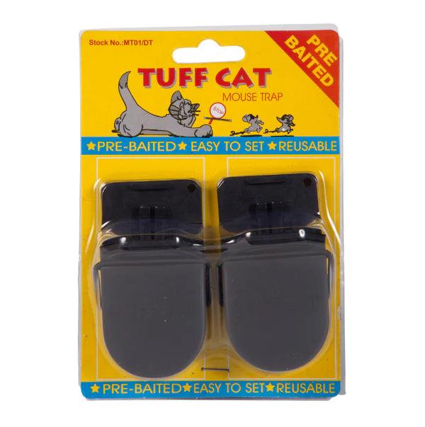 TUFF CAT PRE BAITED MOUSE TRAP TWIN PACK