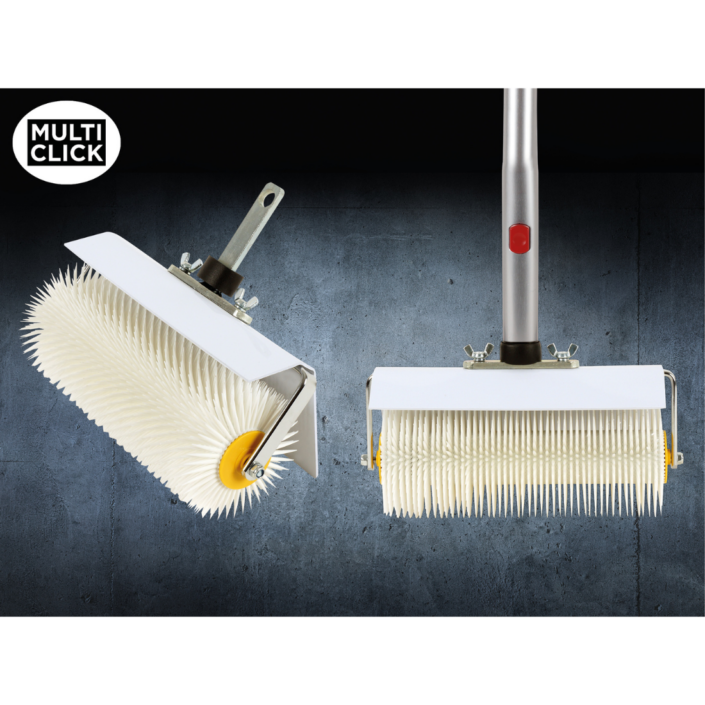 SUPER PROF MULTI CLICK AIR BLEEDING SPIKED ROLLER 250MM