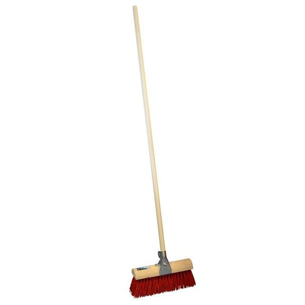TALAtools Yard Brush with Bracket & Handle 350mm (14in)