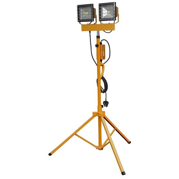 TALAtools Twin LED Floodlight with Tripod 30W 220V