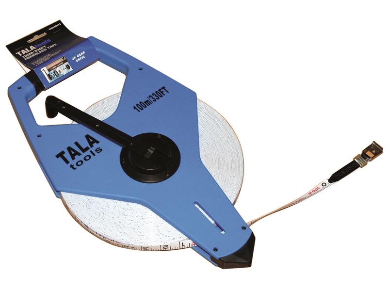 TALAtools Fibreglass Open Frame Tape 100m/330ft (Width 13mm)