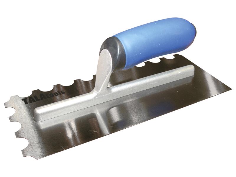 TALAtools U-Notched Trowel 11 x 4.3/4in
