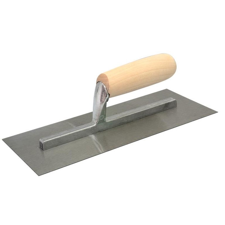TALAtools Plastering Trowel Wooden Handle 11 x 4.3/4in - Watson Hire