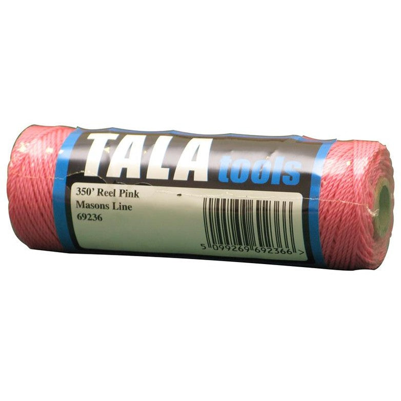 TALAtools Braided Mason's Line Pink 106m (350ft)