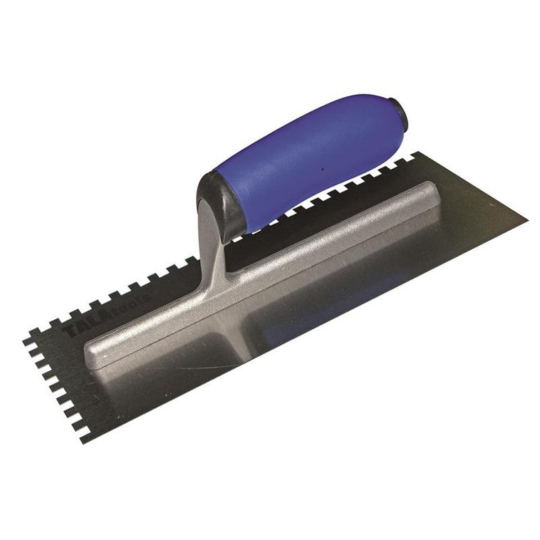 TALAtools 6mm Square Notched Trowel 11 x 4.1/2in
